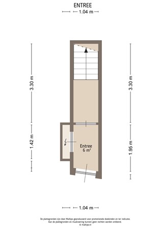 Floorplan - Vlietskant 21B, 4141 CK Leerdam